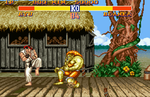 <figcaption>Street Fighter II sur Super Nintendo</figcaption>